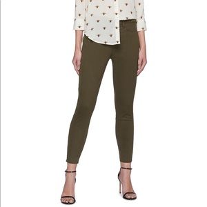 L’AGENCE Raw Hem Skinny Jeans Green/Brown Size 25 NWT